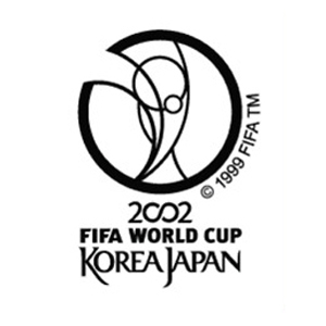 Crachás do Campeonato do Mundo Coreia do Sul-Japão 2002 (preto) Direito